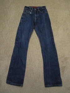 Jeans Kimes Ranch ragazzo 26x32 blu James Western pantaloni dritti giovani lavaggio scuro - Foto 1 di 9