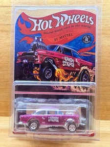 HOT WHEELS RLC CANDY STRIPER 55 CHEVY BEL AIR GASSER *CUSTOM* - Picture 1 of 5