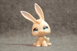 Auténtico Littlest Pet Shop LPS Conejo Conejo Blanco Amarillo #1117 LEER - Imagen 1 de 2