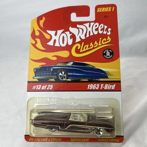 Hot Wheels Classics Serie 1 - 1963 T-Bird (2004) Viola - Foto 1 di 5