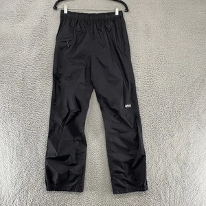 REI Rain Pants Kids XL 18 Waterproof Nylon Outdoor Hiking Youth Black Boys Girls - Picture 1 of 16