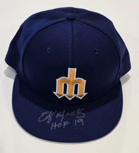 EDGAR MARTINEZ Signed New-Unused NEW ERA Hat-SEATTLE MARINERS-JSA - Picture 1 of 9