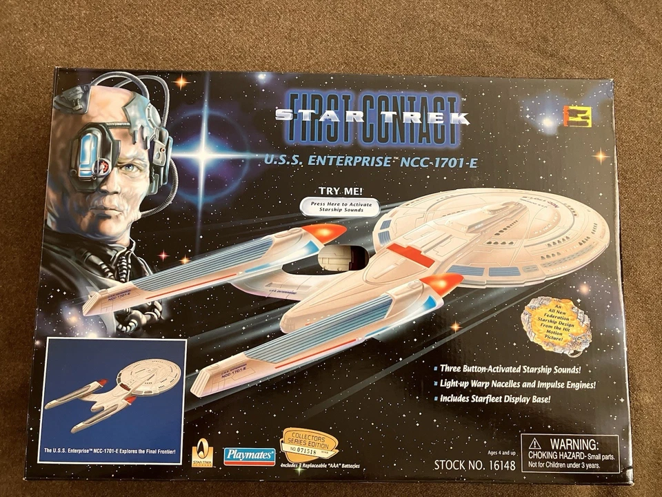  Star Trek Primer Contacto USS Enterprise NCC-1701-E Nave Electrónica #16148 Foto 1 de 4