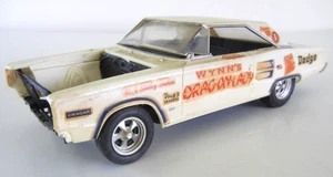 Vtg DRAG-ON-LADY Super-Stock 1967 DODGE CORONET Drag Car BUILT MODEL Incomplete - Picture 1 of 16