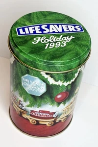 1993 Limitierte Auflage Süßigkeiten Lebensretter Urlaub Weihnachten Andenken Dose 5,5" - Bild 1 von 10