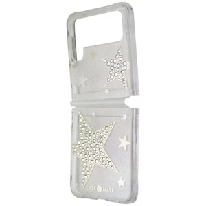 Case-Mate Sheer SuperStar Case for Samsung Galaxy Z Flip3 5G - Silver/Gold/Clear - Picture 1 of 3