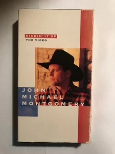 JOHN MICHAEL MONTGOMERY VHS KICKIN' IT UP THE VIDEO ATLANTIC - Picture 1 of 2