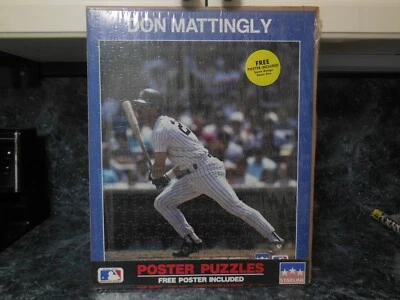 6 vintage  16x20 starline posters/puzzles/don mattingly/barry sanders/d.robinson - Image 1 of 4