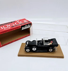 Solido Fiat 525 N 1929 Black Model Car in Box with Case Italy - Picture 1 of 5