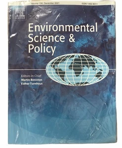 Environmental Science & Policy Elsevier ISSN 1462-9011 Vol 126 December 2021 - Picture 1 of 2
