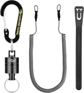 Llavero magnético de liberación de red magnética más fuerte red de pesca con mosca retractor Magne - Imagen 1 de 12