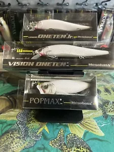 Respect Series White Butterfly Megabass Lot - Picture 1 of 2