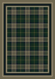 Milliken Green Transitional Casual Plaid Geometric Magee Tartan Sage - Picture 1 of 9