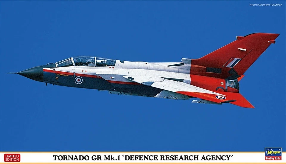 Hasegawa 02456 Tornado GR Mk.1 "Defense Research Agency" Kit Montaggio 1/72