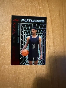 2024 Leaf Futures - Dior Johnson - #49 Red Foil Parallel #d /199 - Picture 1 of 2
