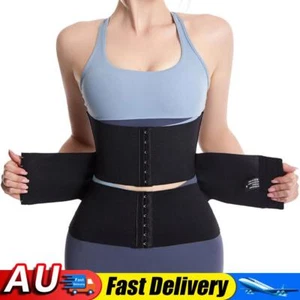 Women Postpartum Girdle Buckle Design for Fitness Sports Training (M Black) HOT - Picture 1 of 12