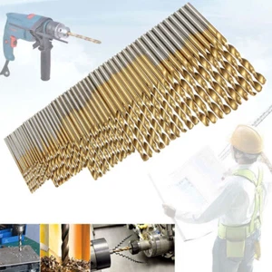 60 Pcs Lot Micro Drill Bits Metric Size 1mm, 1.5mm, 2mm, 2.5mm, 3mm, 3.5mm HSS - Picture 1 of 12