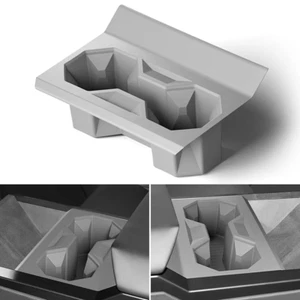 Organizador de inserción para taza de agua con consola central para Tesla Cybertruck 2024 - Imagen 1 de 3