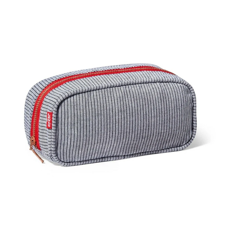 Levi's X Target Small Striped Accessory Bag Blue Zip Pouch