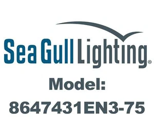 Sea Gull Lighting 8647431EN3-75 One Light Wall Lantern Painted Brushed Nickel - Picture 1 of 1