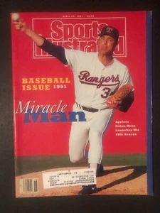Sports Illustrated, April 15, 1991, Miracle Man, Nolan Ryan ~ NICE! - Picture 1 of 1