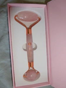 Gesichtsroller, ungenutzt, Roller, echt rosa Stein, Magnetschachtel, - Bild 1 von 3