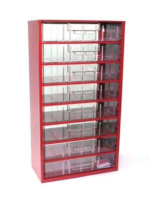 Kleinteilemagazin 6753 aus Metall stapelbar, Sortimentskasten, Schubladenschrank - Bild 1 von 4