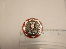 älteres Abzeichen Österreich Wappen Adler rot weiß Emaille Kupfer 7,43 g