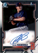 2021 Bowman Chrome Prospect Autographs #CPAARA Aldo Ramirez