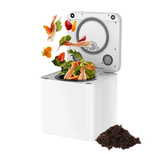 HQD-314Pro Compositore Elettrico per Rifiuti Cucina,3,3L Grande Capacità,Luce UVC Integrata - Foto 1 di 15