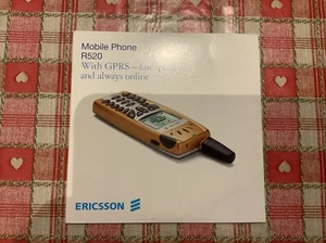 vintage mobile phone, Ericsson R520, software CD. - Photo 1/5