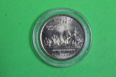2000 - P Mint - Virginia State Quarter P00366 - Image 1 of 2