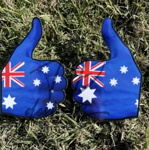 Australian flag Aussie flag blue Thumbs up ute truck car decal | printed decal - Picture 1 of 3