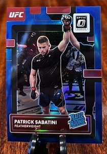 2023 Donruss Optic UFC Rated Rookie Blue Prizm /9 SSP #143 Patrick Sabatini RC - Picture 1 of 2