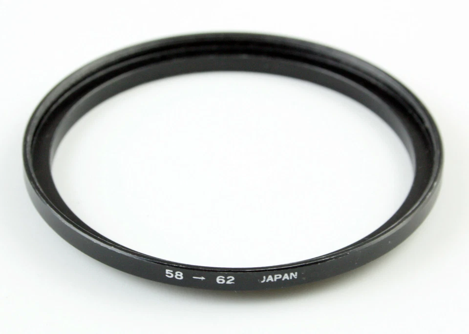 Anillo adaptador escalonado sin marca - negro - 58 mm a 62 mm Foto 1 de 1