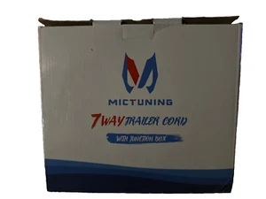 mictuning 7 way trailer cord with junction box 8ft - Picture 1 of 1