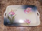 Antique+BAVARIAN+Hand+Painted+Floral+Porcelain+Vanity+Tray+Signed+by+Artist