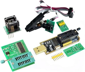 Programador USB BIOS + Clip SOIC8 + Adaptador 1.8V + Adaptador SOIC8 para 24 25 - Imagen 1 de 7