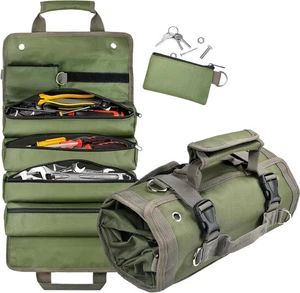 Tool Bag Organizer Roll Up: Gifts for Men Dad Christmas Stocking Stuffers Birthd - Picture 1 of 7