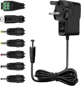 12V 1A Netzteil Adapter, Etopgo Universal AC to DC Power Adapter mit 7 - Bild 1 von 1