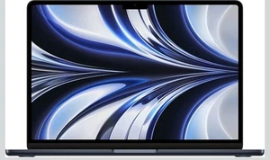 Apple 2022 MacBook Air M2 Chip 13-inch, 8GB RAM, 256GB SSD. Midnight. Read!!! - Afbeelding 1 van 13