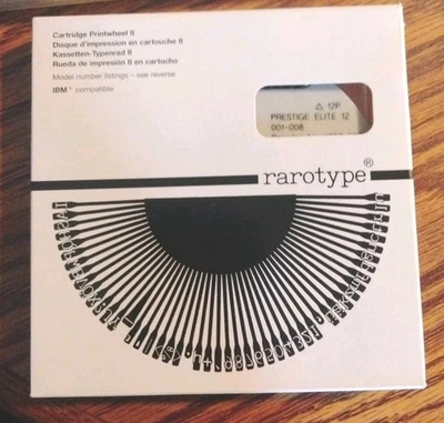 IBM Wheelwriter Cartridge Printwheel II 12 Pitch Prestige Elite 001-008/135502 - Image 1 of 4