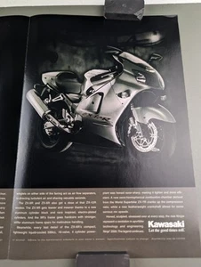 Kawasaki Ninja 2000 ZX12R Motorcycle Dealer Sales Brochure Original - Foto 1 di 8