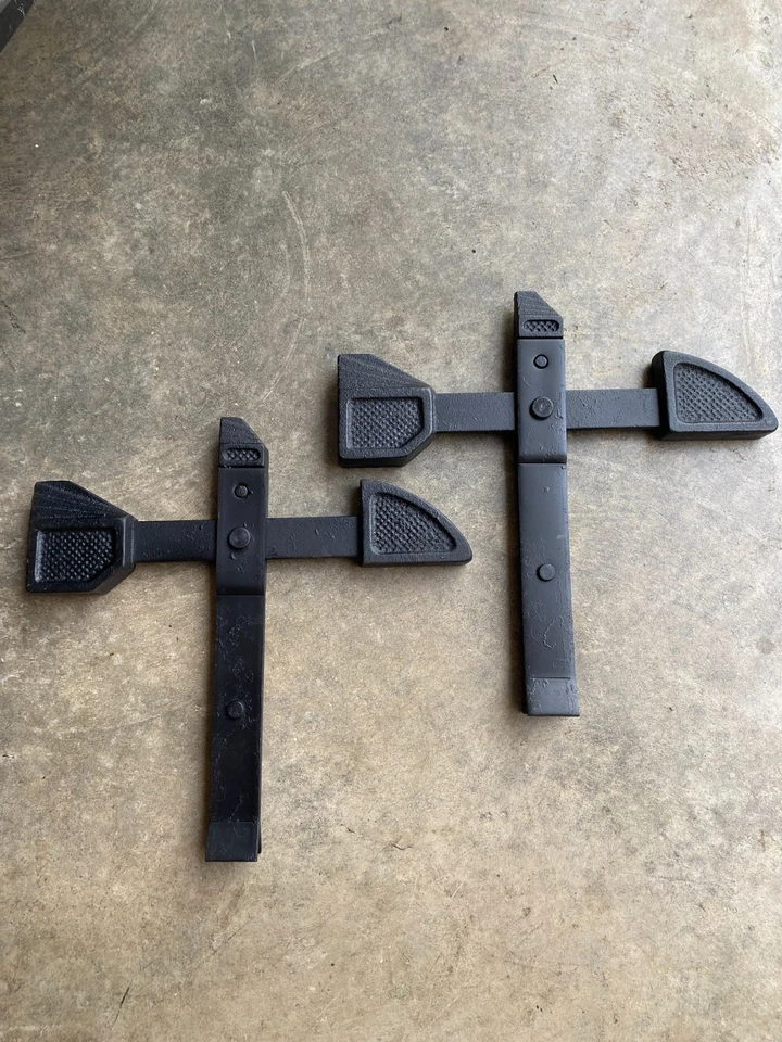 Gros Arrets de portail en fonte, butée - Photo 1/3