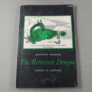 The Reluctant Dragon Kenneth Grahame 1966 Illustrated Children's Rand McNally - Foto 1 di 7