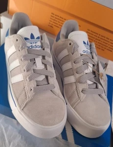 Adidas Originals Campus Vulc Kinder Jugend Freizeitschuhe Grau IH8039 NEU Gr. 3,5 - Bild 1 von 8