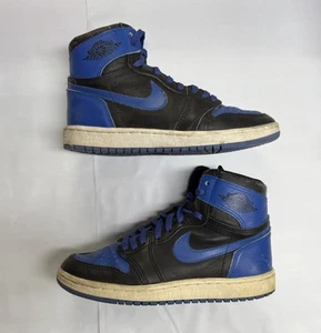 1985 Nike Air Jordan 1 (Original Box, Worn) Royal 4282 Fashion Shoes - Picture 1 of 8