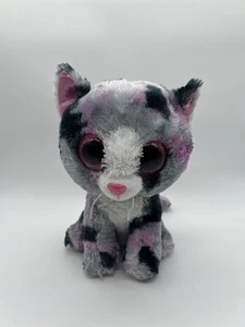Ty Beanie Boos Buddy Lindi The Cat Kitten 9" Ty Silk Buddies Plush Toy 2016 - Picture 1 of 8