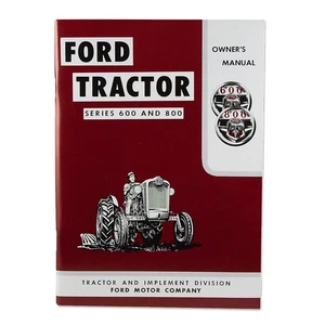 Operator Manual Reprint fits Ford Tractor | 600 800 Series - Picture 1 of 6