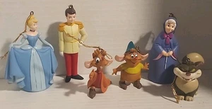 Collezione Disney in pensione Cenerentola libro di fiabe 6 ornamenti #16115 *NO LIBRO* - Foto 1 di 13